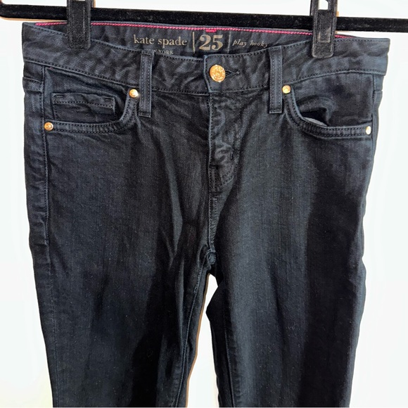 Kate Spade black skinny jeans - play hooky perry street 25 - Picture 4 of 8